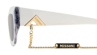 Missoni Mis 0151/s Women White Squared Sunglasses