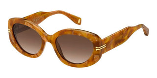 Marc Jacobs MJ 1099/S women Brown Oval Sunglasses