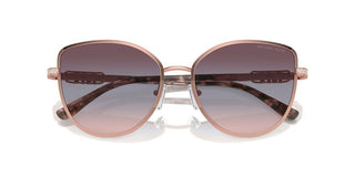 Michael Kors Mk 1144b Catalonia Women Rose Gold Butterfly Sunglasses