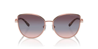 Michael Kors Mk 1144b Catalonia Women Rose Gold Butterfly Sunglasses