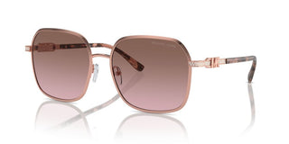 Michael Kors Mk 1145b Cadiz Women Rose Gold Squared Sunglasses