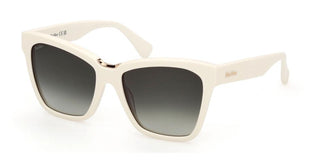 Max Mara MM0089 unisex White Rectangle Sunglasses