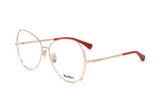 Max Mara Mm5001-h Women Rose Gold Oversize Eyeglasses