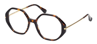 Max Mara MM5005 women Havana Geometric Eyeglasses