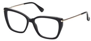 Max Mara Mm5007 Women Black Geometric Eyeglasses