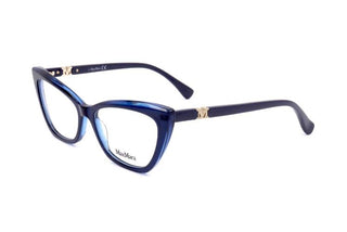 Max Mara Mm5016 Women Blue Cat Eye Eyeglasses