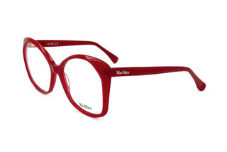 Max Mara Mm5029 Unisex Red Geometric Eyeglasses