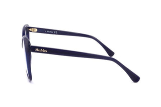 Max Mara Mm5029 Unisex Blue Geometric Eyeglasses