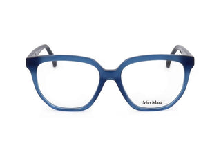 Max Mara Mm5031 Unisex Blue Geometric Eyeglasses