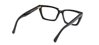 Max Mara Mm5180 Unisex Black Rectangle Eyeglasses