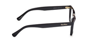 Max Mara Mm5180 Unisex Black Rectangle Eyeglasses
