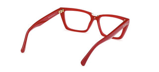 Max Mara MM5180 unisex Red Rectangle Eyeglasses