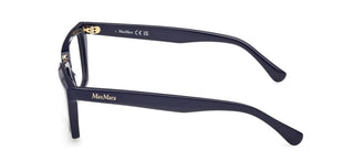 Max Mara Mm5180 Unisex Blue Rectangle Eyeglasses