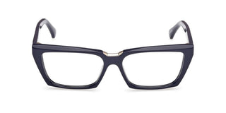 Max Mara Mm5180 Unisex Blue Rectangle Eyeglasses
