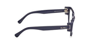 Max Mara Mm5182 Unisex Blue Geometric Eyeglasses