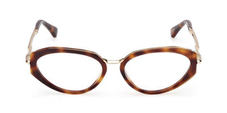 Max Mara MM5185 unisex Havana Cat Eye Eyeglasses