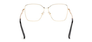 Max Mara Mm5187 Unisex Gold Squared Eyeglasses