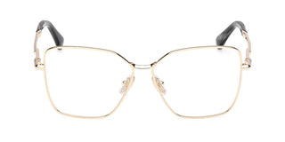Max Mara Mm5187 Unisex Gold Squared Eyeglasses