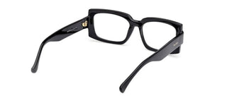 Max Mara Mm5189 Unisex Black Rectangle Eyeglasses