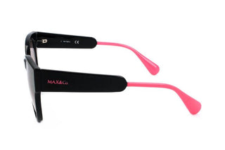 Max&Co. MO0035 women Black Round Sunglasses