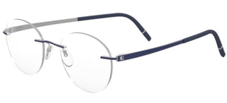 Silhouette MOMENTUM 5529/EP unisex Blue Round Eyeglasses