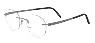 Silhouette MOMENTUM 5529/EP unisex Ruthenium Round Eyeglasses
