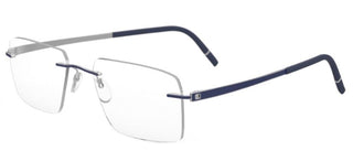 Silhouette MOMENTUM 5529/FF men Blue Geometric Eyeglasses