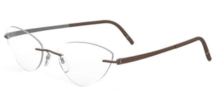 Silhouette MOMENTUM 5529/HE women Brown Cat Eye Eyeglasses