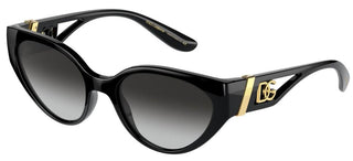 Dolce & Gabbana MONOGRAM DG 6146 women Black Cat Eye Sunglasses