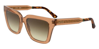 Lacoste Monogram L6063s Women Pink Squared Sunglasses