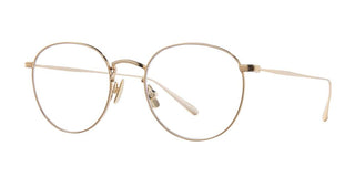 GARRETT LEIGHT MORNINGSIDE M unisex Gold Round Eyeglasses