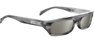 Moschino MOS047/S women Grey Geometric Sunglasses