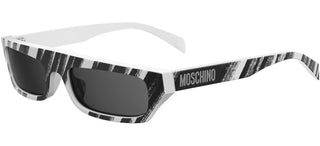Moschino MOS047/S women Black Geometric Sunglasses