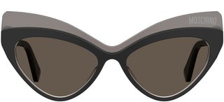 Moschino MOS080/S women Black Cat Eye Sunglasses