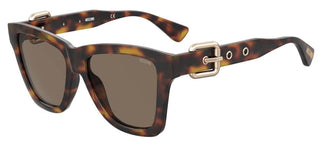 Moschino MOS131/S women Havana Geometric Sunglasses