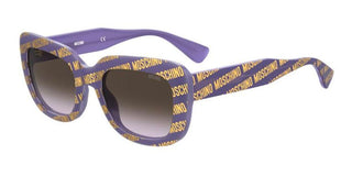 Moschino MOS132/S women Violet Rectangle Sunglasses