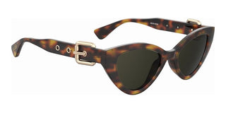 Moschino MOS142/S women Havana Cat Eye Sunglasses