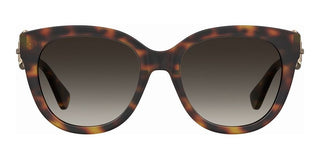 Moschino MOS143/S women Havana Geometric Sunglasses