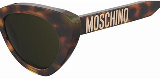Moschino MOS147/S women Havana Cat Eye Sunglasses