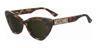 Moschino MOS147/S women Havana Cat Eye Sunglasses