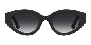 Moschino MOS160/S women Black Oval Sunglasses