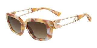Moschino MOS168/S women Havana Rectangle Sunglasses