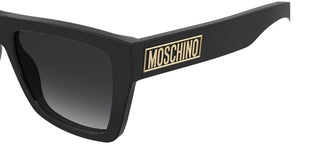 Moschino Mos181/s Women Black Rectangle Sunglasses