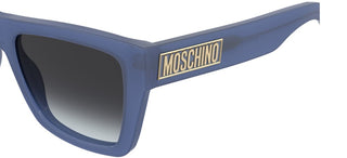 Moschino Mos181/s Women Blue Rectangle Sunglasses