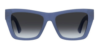 Moschino Mos181/s Women Blue Rectangle Sunglasses