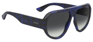 Moschino Mos183/s Men Blue Squared Sunglasses