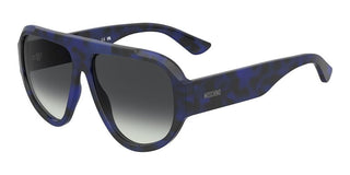 Moschino Mos183/s Men Blue Squared Sunglasses