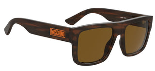 Moschino Mos187/s Men Brown Squared Sunglasses