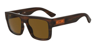 Moschino Mos187/s Men Brown Squared Sunglasses