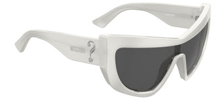 Moschino Mos188/s Women Silver Shield Sunglasses